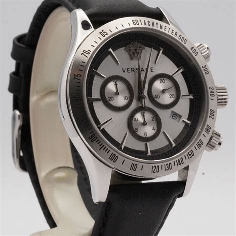 Versace VEV7 Quartz Chrono Men's Watch 44MM Steel With 